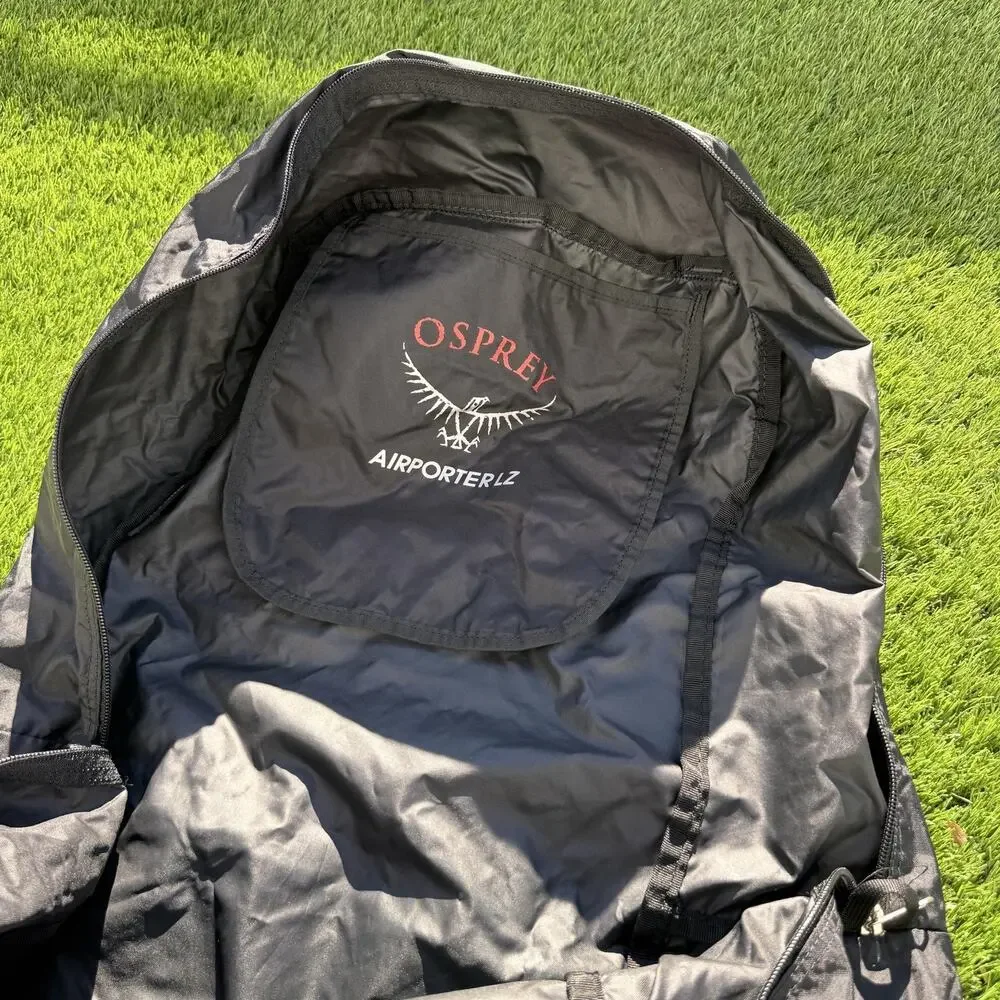 Osprey Airporter LZ Large 70 110L Packable Travel Backpack Duffel Cover Black